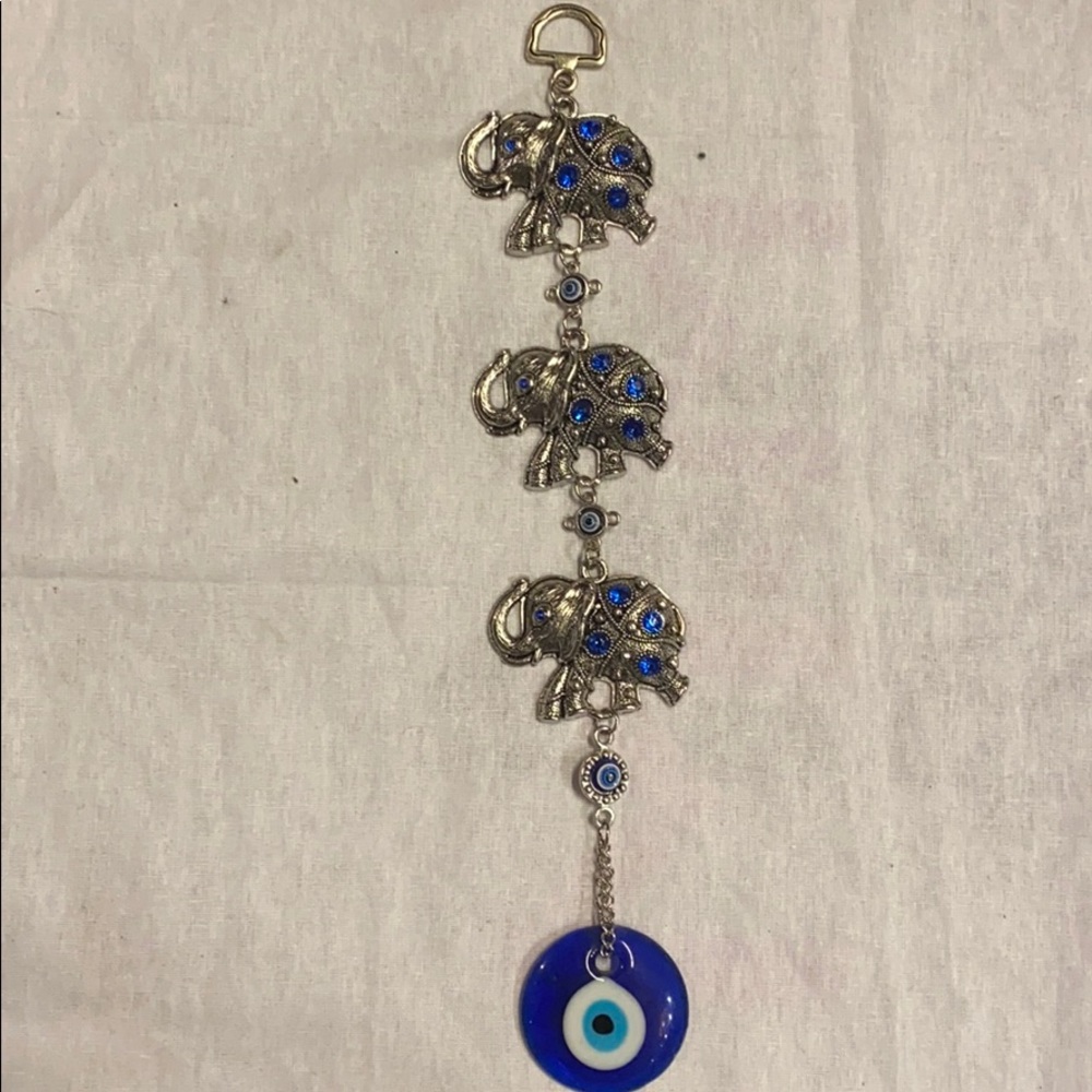Evil Eye Elephant wall hanging